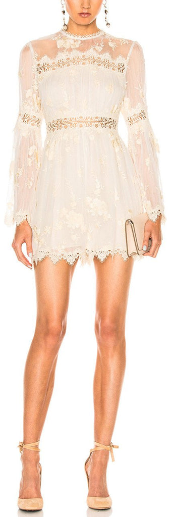 Tropicale Antique Romper, Ivory - DESIGNER INSPIRED FASHIONS