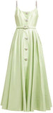 Crystal-Embellished Midi Dress, Green | DESIGNER INSPIRED FASHIONS