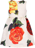 Rose Print Sundress - DESIGNER INSPIRED FASHIONS