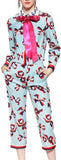 Bow-Printed Matching Shirt & Pant Set