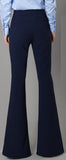 Color-Contrast Split Flared Pants - DESIGNER INSPIRED FASHIONS