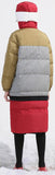 Color-Block Hooded Puffer Coat
