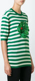 Banana Leaf Patch Knit Top - DESIGNER INSPIRED FASHIONS