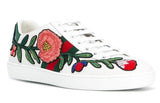 Ace Embroidered Low Top Sneaker - Floral | DESIGNER INSPIRED FASHIONS