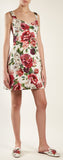 Peony Print Mini Dress
