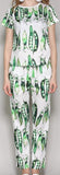 Snap Pea Print Top &  Pant Set