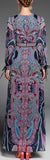 Paisley Print Maxi Dress - DESIGNER INSPIRED FASHIONS