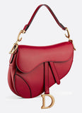 Saddle Calfskin Bag - Blush, Blue, Red