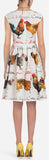 Printed Poplin Dress