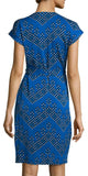 'Sascha' Dot-Print Wrap Dress - DESIGNER INSPIRED FASHIONS