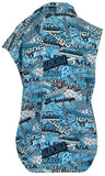 Patterned Sleeveless Shirt