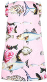 Fish Print Dress - DESIGNER INSPIRED FASHIONS