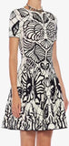 Patterned Sleeveless Knit Dress