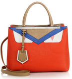 2Jours Petite Monster Face Satchel Poppy - DESIGNER INSPIRED FASHIONS