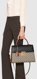 GG Supreme Top-Handle Satchel Bag Beige - DESIGNER INSPIRED FASHIONS