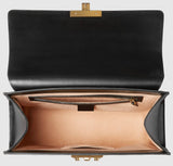 Padlock GG Signature Top-Handle Leather Bag - (Black, Red, Pink) - DESIGNER INSPIRED FASHIONS