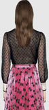 Star Flock Shirt with Bow
