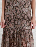 Bowerbird Frill Silk Dress - DESIGNER INSPIRED FASHIONS