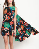 Tropical Print Dress - DESIGNER INSPIRED FASHIONS