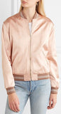 Embellished Satin Bomber Jacket - DESIGNER INSPIRED FASHIONS