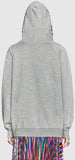 Embroidered Hooded Sweatshirt, Grey - DESIGNER INSPIRED FASHIONS