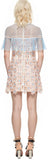 3D Floral Cape Dress - DESIGNER INSPIRED FASHIONS