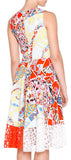 Geometric Cady Laser-Cut Dress - DESIGNER INSPIRED FASHIONS