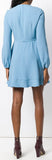 Bow Detail Long-Sleeved Dress, Light Blue