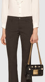 Padlock Pearl Studded Leather Shoulder Bag - (Various colors to choose from) - DESIGNER INSPIRED FASHIONS