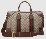 GG Supreme Duffle Bag with Web - DESIGNER INSPIRED FASHIONS