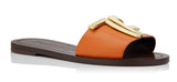 TF Flat Sandals - Yellow, Orange, Black