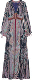 Paisley Print Maxi Dress - DESIGNER INSPIRED FASHIONS