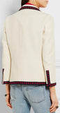 Floral Embroidered Cady Blazer - DESIGNER INSPIRED FASHIONS
