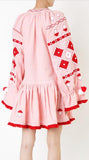 Fringed Mini Boho Tunic Dress - DESIGNER INSPIRED FASHIONS