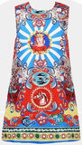 'Carretto' Print Jacket & Dress Set - DESIGNER INSPIRED FASHIONS