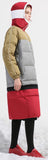 Color-Block Hooded Puffer Coat