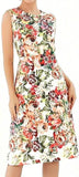 Floral Appliques Printed Dress | DESIGNER INSPIRED FASHIONS