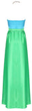 Long Chained Contrast Halter Dress - DESIGNER INSPIRED FASHIONS