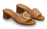 Lock it Heel Mules - Light Brown or Black