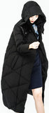 Reversible Down Coat in Black or Khaki - DESIGNER INSPIRED FASHIONS