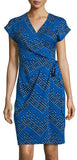 'Sascha' Dot-Print Wrap Dress - DESIGNER INSPIRED FASHIONS