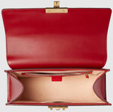 Padlock GG Signature Top-Handle Leather Bag - (Black, Red, Pink) - DESIGNER INSPIRED FASHIONS