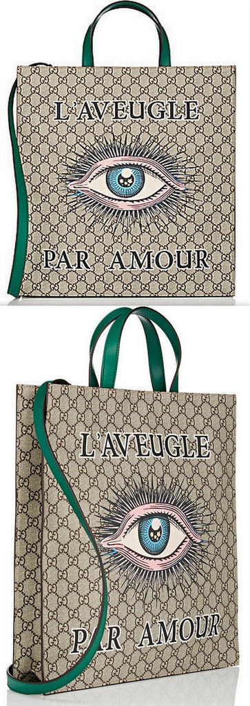 GG Supreme Eye-Print Shopper Tote Bag - DESIGNER INSPIRED FASHIONS