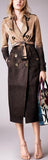 Stone D̩grad̩ Faux-Suede Trench Coat