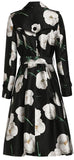 Tulip Print Trench Coat