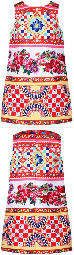 'Mambo' Print Dress - DESIGNER INSPIRED FASHIONS