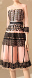 Embroidered Voile Dress