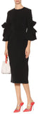 Lavette Bow Sleeves Dress, Black