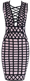 Paneled Stretch Knee-Length Dress