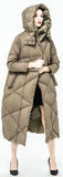 Reversible Down Coat in Black or Khaki - DESIGNER INSPIRED FASHIONS